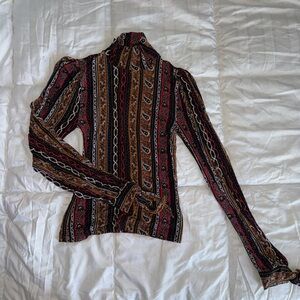 Multicolor Striped Women's Top